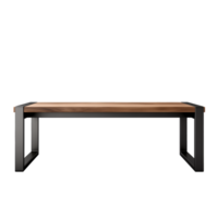 AI generated Entryway Bench. Scandinavian modern minimalist style. Transparent background, isolated image. png