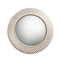 AI generated Mirror. Scandinavian modern minimalist style. Transparent background, isolated image. png