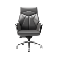 AI generated Office Chair. Scandinavian modern minimalist style. Transparent background, isolated image. png