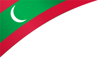 Maldive bandiera onda png