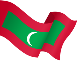 Maldive bandiera onda png