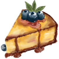 Blaubeere Käsekuchen damit lecker png