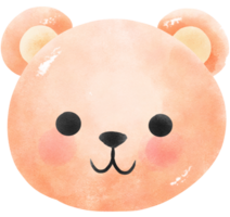 Bear head animal png