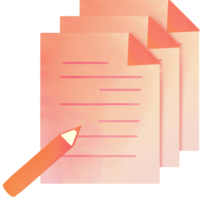 Sprints Backlog paper document png