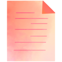 Sprints Backlog paper document png