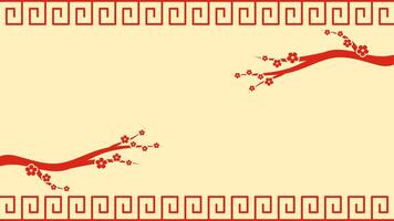 Chinese new year vector background. Background for greeting or design in chinese new year event. Lunar new year background for layout, greeting or promotion