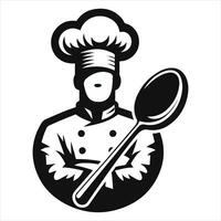 Printchef silhouette , chef poses silhouette , chef standing silhouette , cooking silhouette , food silhouette , chef character silhouette , kitchen silhouette vector