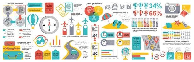 Mega set of infographic elements data visualization vector design template. Can be used for steps, options, business process, workflow, diagram, flowchart, timeline, marketing. Bundle info graphics.