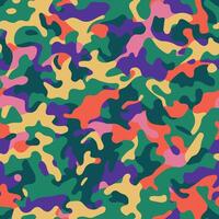 camouflage pattern, seamless camouflage design vector