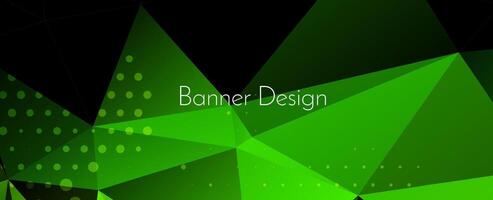 Fondo de patrón de banner de diseño decorativo moderno geométrico abstracto vector