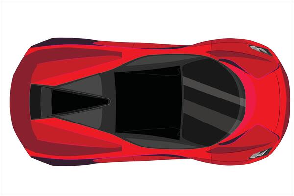 Cars set from above, top view isolated. Realistic transportation. Modern urban sport vehicle. View from a bird's eye view. Realistic car design. Flat style vector illustration.