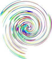 colorful spiral in racing speed vector