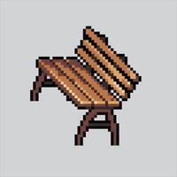 Pixel art illustration Bench Park. Pixelated Bench Park. Bench park. pixelated for the pixel art game and icon for website and video game. old school retro. vector