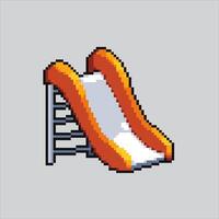 Pixel art illustration Children Slide. Pixelated Children Slide. Children Slide. pixelated for the pixel art game and icon for website and video game. old school retro. vector