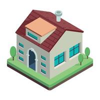 Houses Buildings Icon vector