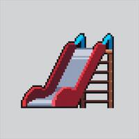 Pixel art illustration Children Slide. Pixelated Children Slide. Children Slide. pixelated for the pixel art game and icon for website and video game. old school retro. vector