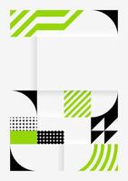 Simple Background In Bauhaus Style 4 vector