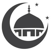 mezquita icono vector ilustración eps