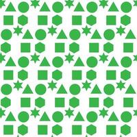 Creative abstract pattern background all geometric multiple    shape with square, ellipse, tringle, star, hexagon vector art