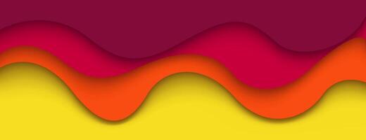 colorful abstract paper style background vector