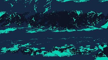 Abstract Blue Cyan Grunge Texture Design In Black Background vector