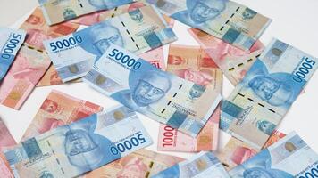 photo from the Indonesian rupiah banknote series. Indonesian currency