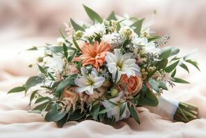 AI generated ashley kelly photography's wedding bouquet photo