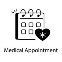 Line Style Medical Icon vector