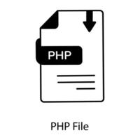 Data Files Linear Icon vector