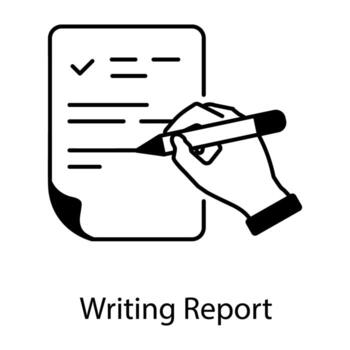 Files and Documents Linear Icon vector