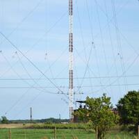 aéreo plataformas para transmisión de radio olas foto