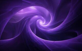 AI generated purple abstract spiral swirl photo