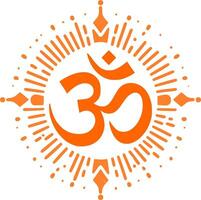 Om Religion Symbol vector