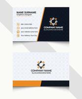 Modern and Professional Corporate Business Card Design Template Vector