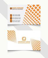 Modern and Professional Corporate Business Card Design Template Vector