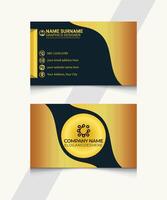 Luxury Business Card Template Design vector