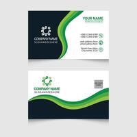 Creative and Trendy Business Card Design Template vector