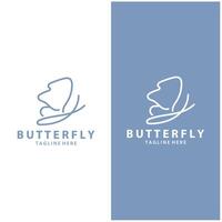 Butterfly logo. Luxury line logotype design. Universal premium butterfly symbol logotype. vektor design vector