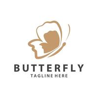 Butterfly logo. Luxury line logotype design. Universal premium butterfly symbol logotype. vektor design vector