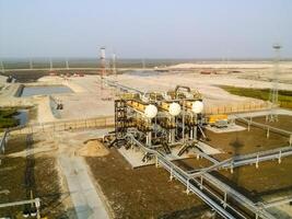 Separator. Equipment for oil separation. Modular oil treatment unit. Bulite for separation. photo