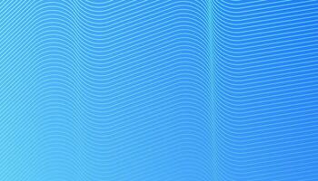 Flowing lines wave Texture background. Dynamic blue gradient color with striped pattern. Vector illustration