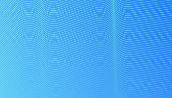 Flowing lines wave Texture background. Dynamic blue gradient color with striped pattern. Vector illustration