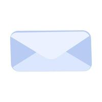 Flat Paper Mail Envelope Icon vector