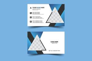 Modern business card design template vector