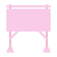 pink decorative sign vector