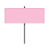 pink decorative sign vector