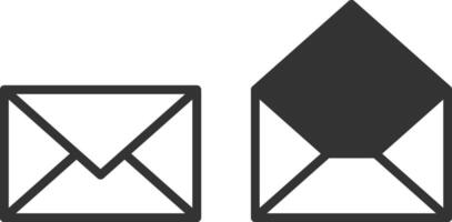 sobre íconos carta. envolver icono vector modelo. correo símbolo elemento. envío etiqueta para web o impresión diseño.