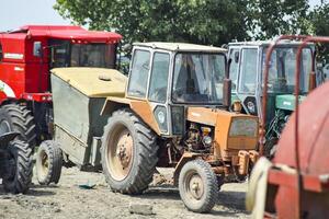 Tractor. Agricultural machinery. photo