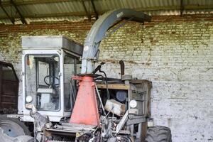 Forage harvester ksk100. Old harvester. photo