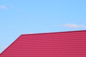 Roof metal sheets photo